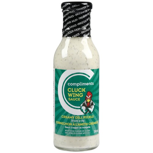Compliments Wing Sauce Creamy Dill Pickle 350 ml
