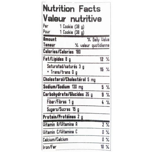 Chocolate Chip Cookies 12 Pack 450 g
