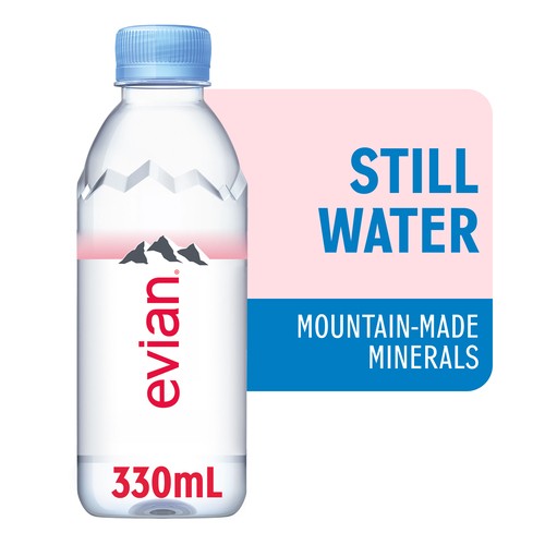 Evian Natural Spring Water 330 ml