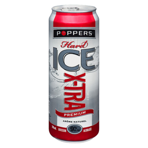 Poppers Hard Ice Alcoholic Beverage Extra Premium Original 710 ml