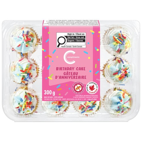 Compliments Cupcakes Mini Birthday Cake 300 g