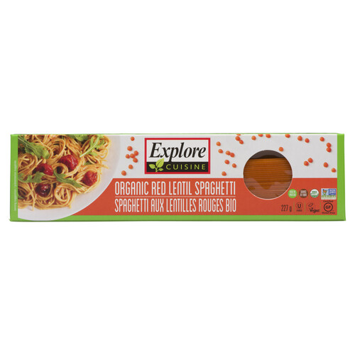 Explore Cuisine Organic Spaghetti Red Lentil 227 g