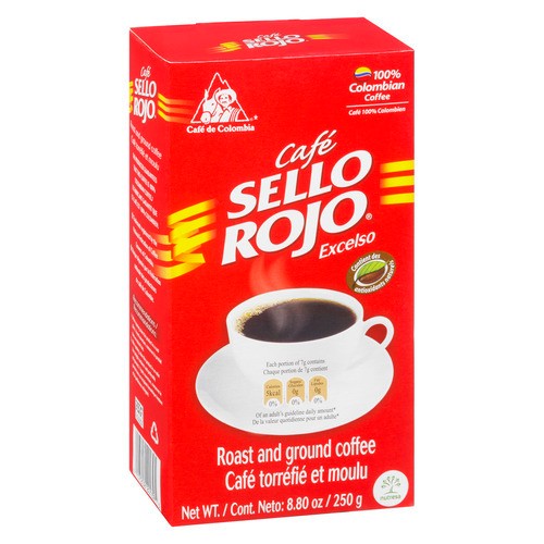 Sello Rojo Excelso Ground Coffee Roasted 250 g