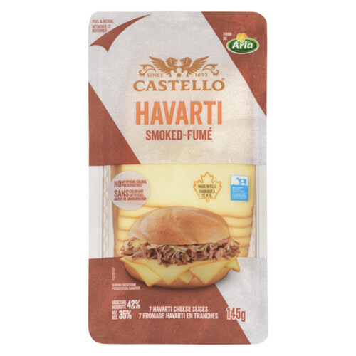 Castello Sliced Cheese Smoked Havarti 7 Slices 145 g