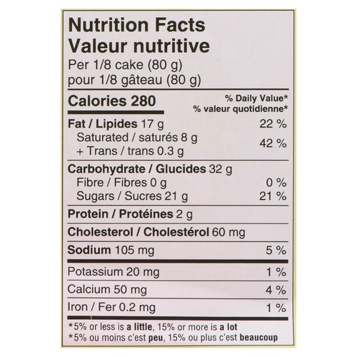 Dufflet Gluten-Free Cakelet Vanilla Strawberry 640 g (frozen)