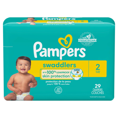 Pampers Swaddlers Diapers Size 2 29 Count