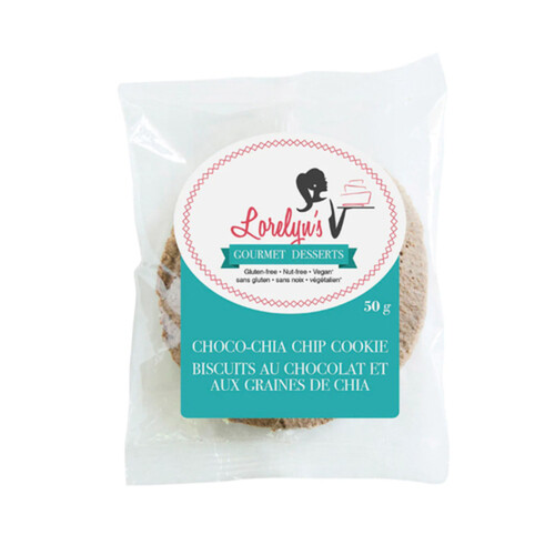 Lorelyn's Gluten-Free Cookies Choc-Chia Chip  50 g (frozen)