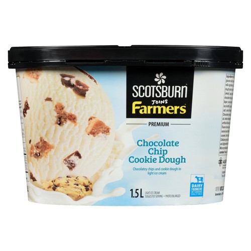 Scotsburn Ice Cream Chocolate Chip Cookie Dough 1.5 L