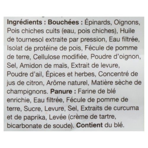 Sol Cuisine Plant Based Bites Spinach Chickpea 304 g (frozen)