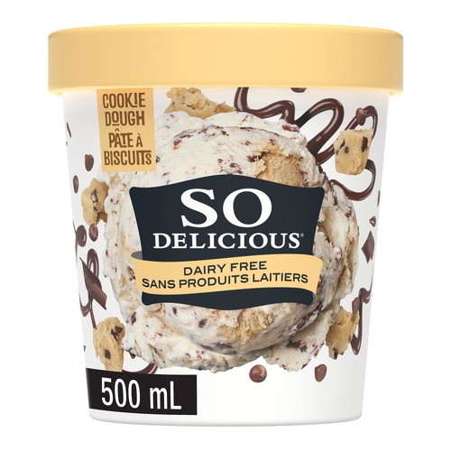 So Delicious Dairy-Free Coconut-Based Frozen Dessert Cookie Dough 500 ml