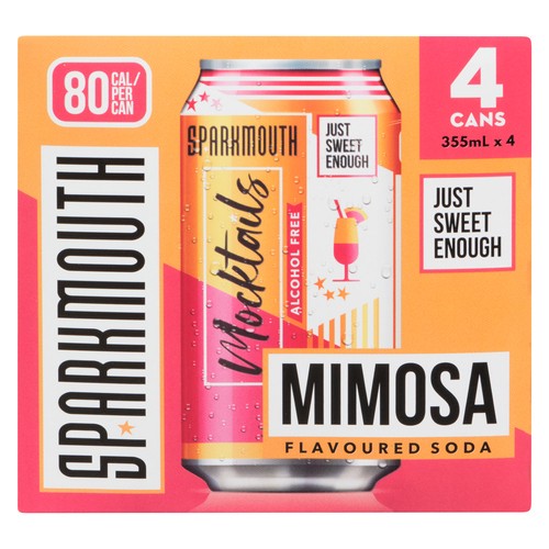 Sparkmouth Mimosa Mocktail 4 x 355 ml (cans)