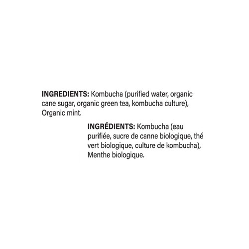 Happy Belly Kombucha Mint 355 ml