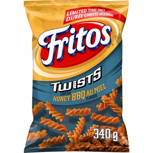 Fritos Twists Corn Chips Honey BBQ Flavour 340 g