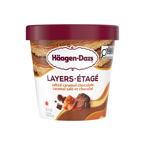 Häagen-Dazs Ice Cream Layers Salted Caramel Chocolate 414 ml