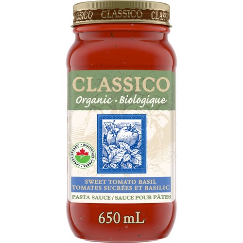 Classico Pasta Sauce Sweet Tomato Basil 650 mL