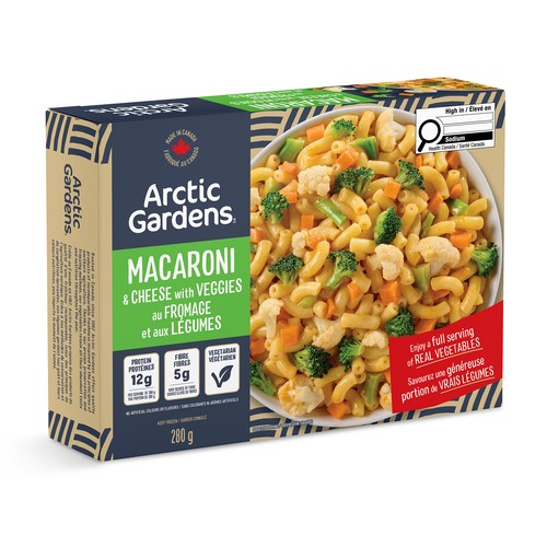Arctic Gardens Macaroni & Cheese with Veggies 280 g (frozen)