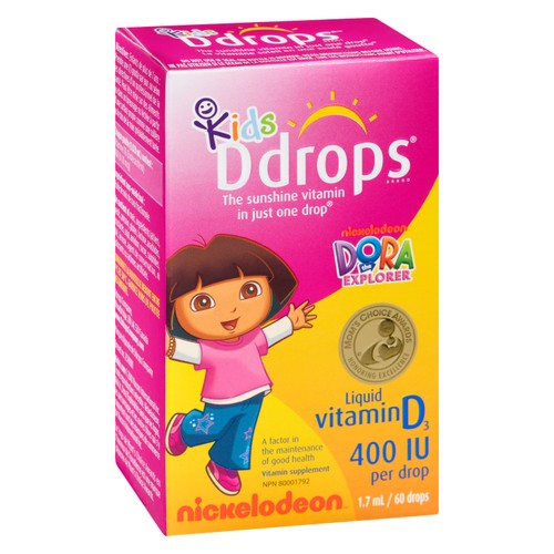 Ddrops Kids Liquid Vitamin D3 60 Drops 1.7 ml