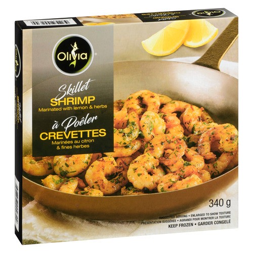 Olivia Frozen Skillet Shrimp With Lemon & Herbs 340 g