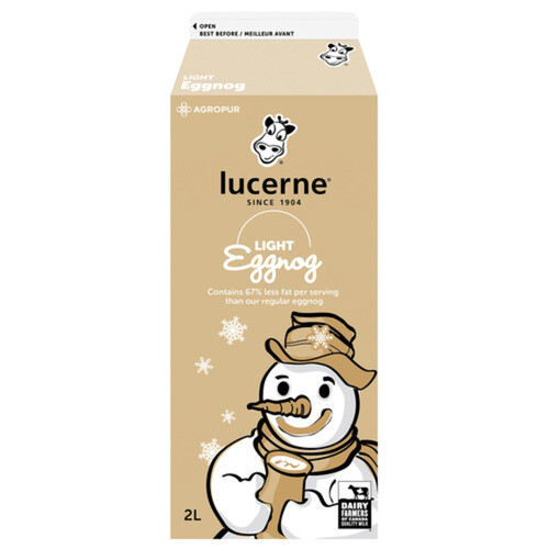 Lucerne Light Egg Nog 2 L