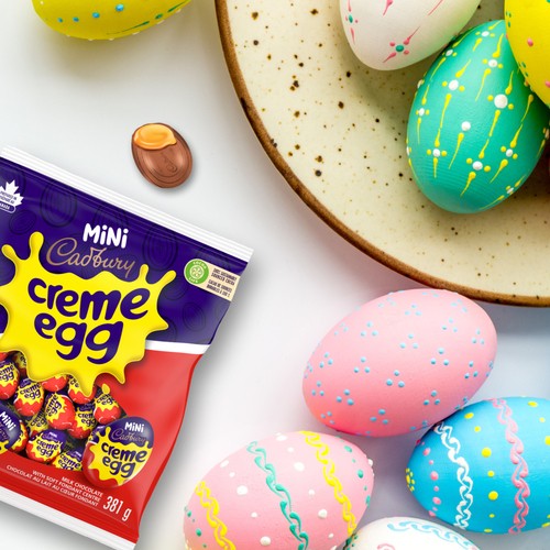Cadbury Mini Creme Eggs Milk Chocolate With Soft Fondant Centre Candy 381 g