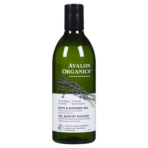 Avalon Organics Nourishing Bath & Shower Gel Lavender 355 ml