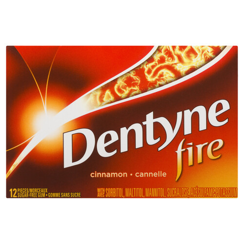 Dentyne Chewing Gum Cinnamon Fire 12 Pieces
