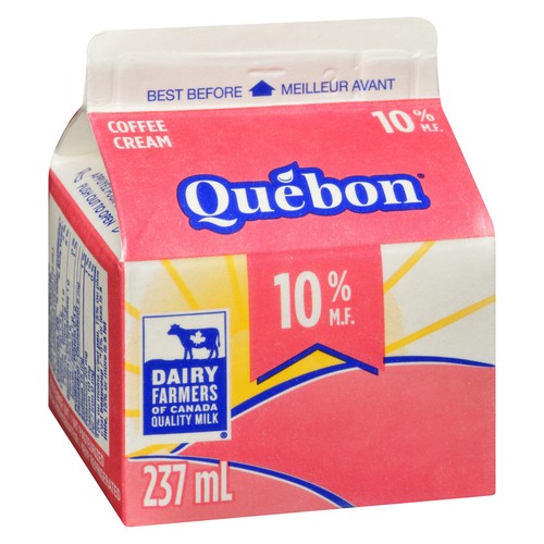 Quebon 10% Coffee Cream 237 ml