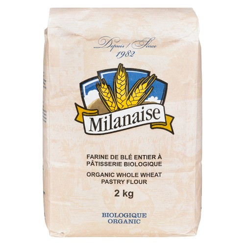 La Milanaise Organic Pastry Flour Whole Wheat 2 kg