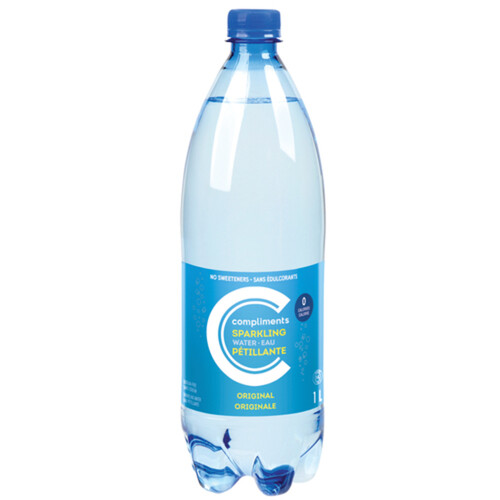 Compliments Sparkling Water Original 1 L (bottle)