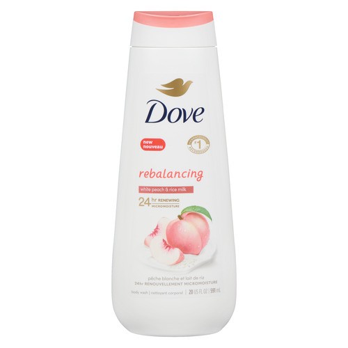 Dove Rebalancing Body Wash White Peach & Rice Milk 591 ml