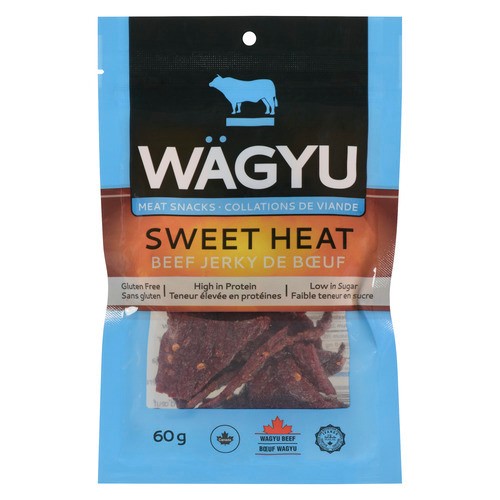 WÄGYU Meat Snacks Sweet Heat Beef Jerky 60 g