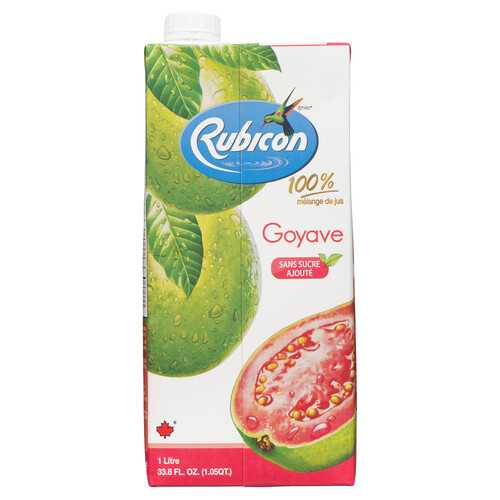 Rubicon Juice Drink Guava No Sugar Added 1 L