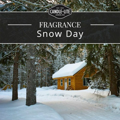 Candle-lite Candle Jar Snow Day 1 Pack