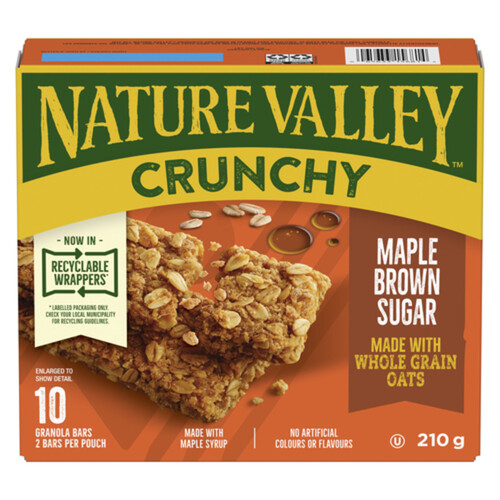 Nature Valley Crunchy Granola Bars Maple Brown Sugar 210 g