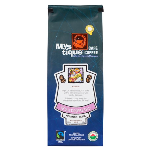 Mystique Ground Coffee Equit Espresso Blend 300 g