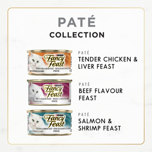 Fancy Feast Wet Cat Food Pâté Assorted Variety Pack 24 x 85 g