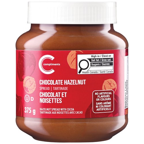 Compliments Spread Chocolate Hazelnut 375 g