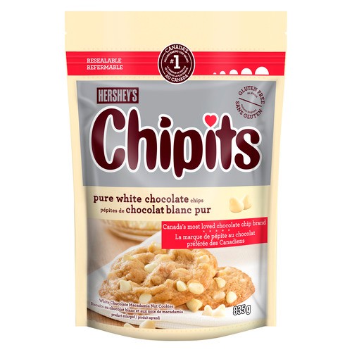 Hershey's Gluten-Free Chipits Pure White Chocolate Chips 835 g
