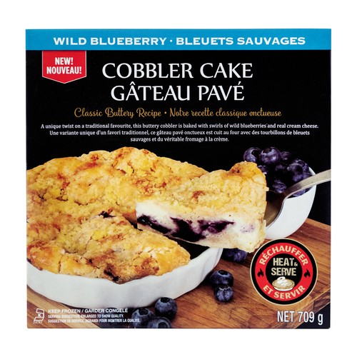 Atlanta Cheesecake Company Frozen Cobbler Wild Blueberry 709 g