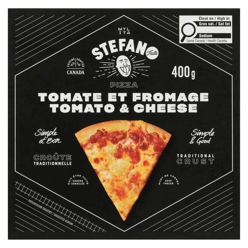 Stefano Faita Frozen Pizza Tomato & Cheese 400 g