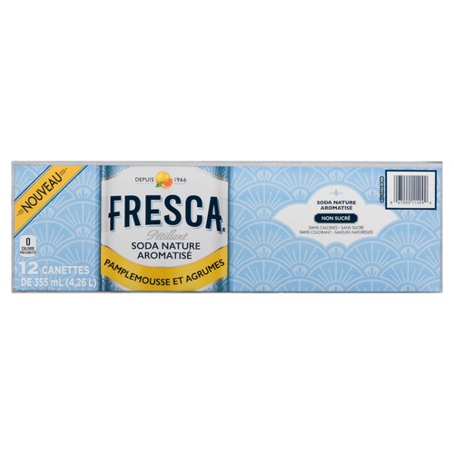 Fresca Soda Water Grapefruit Citrus 355 ml