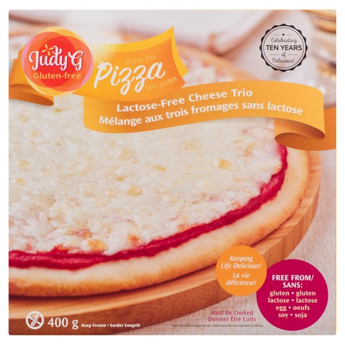 Judy G Gluten-Free Frozen Pizza Cheese Trio 400 g