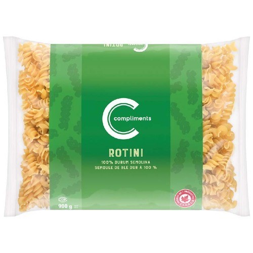 Compliments Pasta Rotini Value Size 900 g