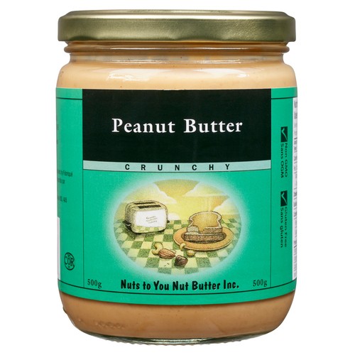 Nuts To You Crunchy Peanut Butter 500 g