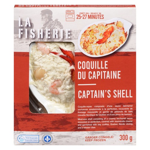 Aliments Pasta Mer Frozen Captain's Coquille Fish 300 g