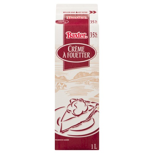 Baxter 35% Whipping Cream 1 L