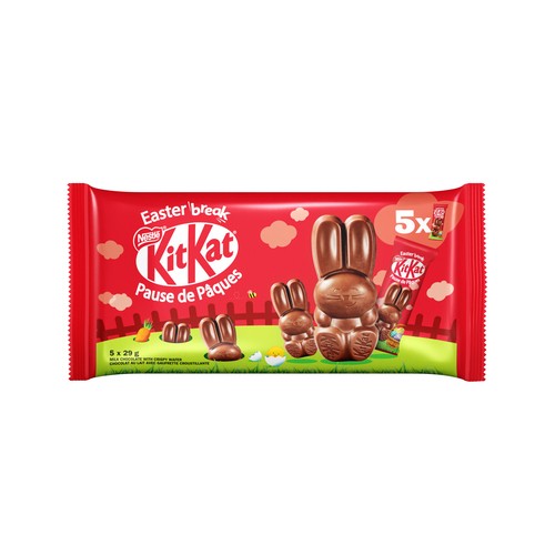 Nestlé Kit Kat Milk Chocolate Easter Bunnies 145 g