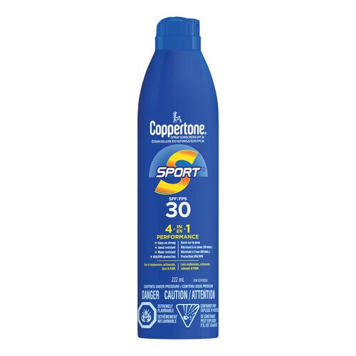 Coppertone Sport Sunscreen Spray SPF30  222 ml