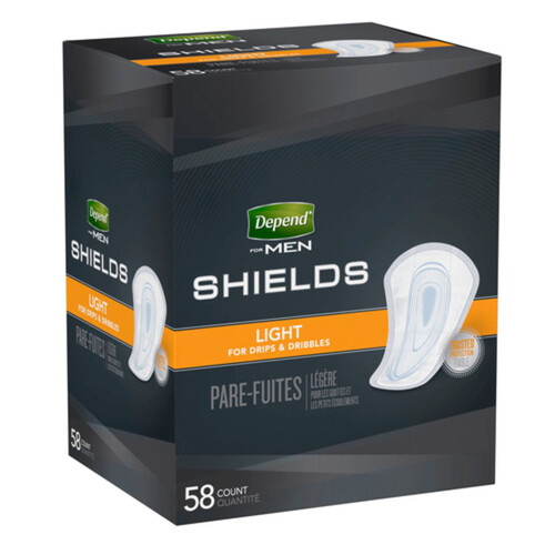 Depends shields on sale for men