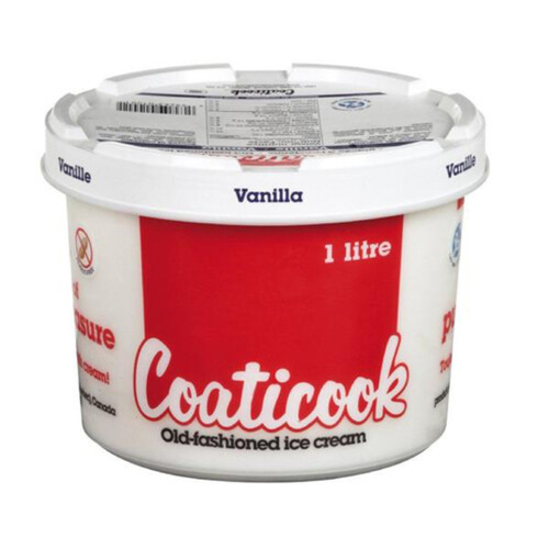 Coaticook Vanilla Gluten-Free Ice Cream 1 L